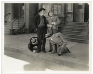 Lot of Five 10 x 8 Glossy Photos From The Three Stooges 1940 Film Nutty but Nice -- Very Good Condition